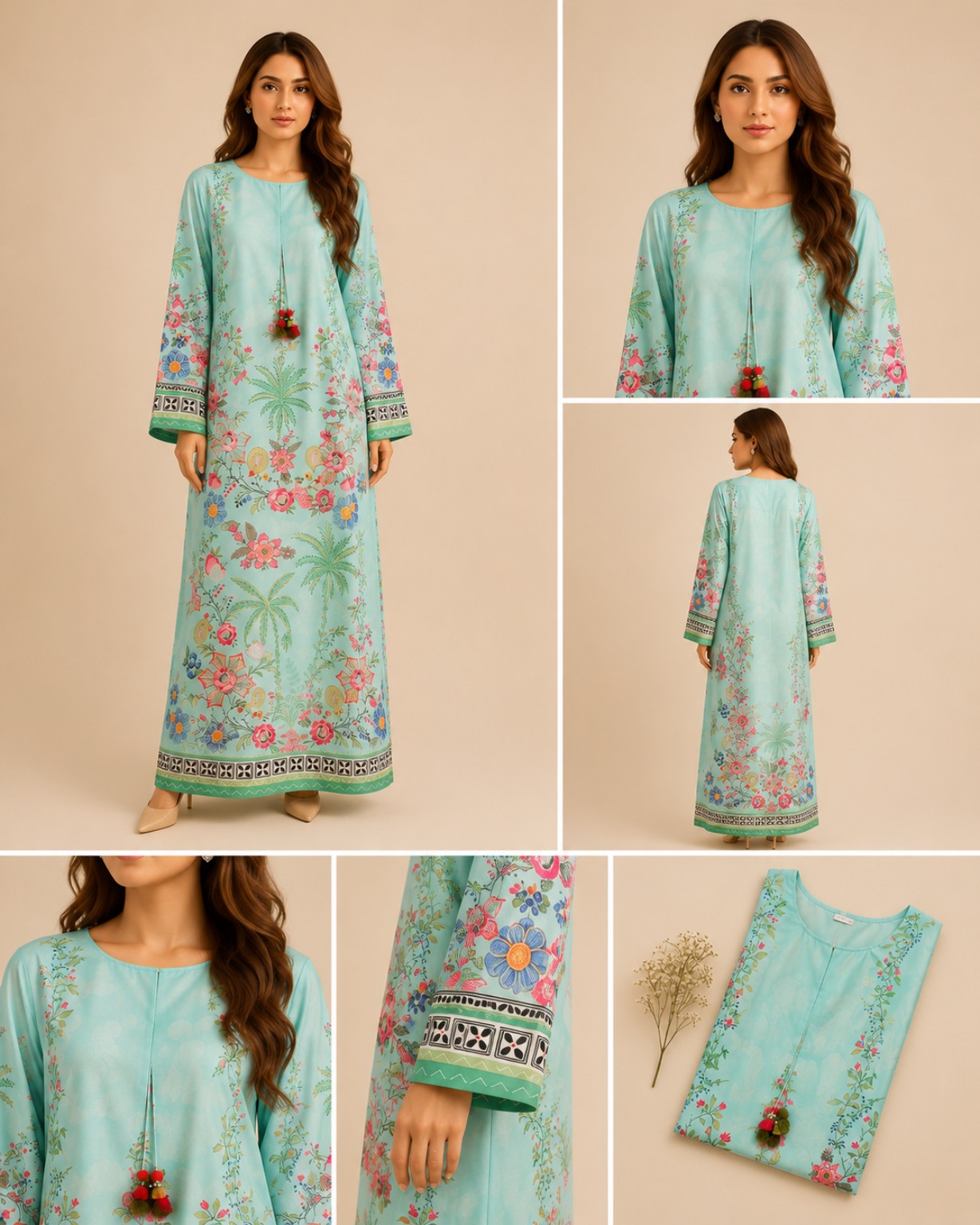 Aaraya Floral Kaftan