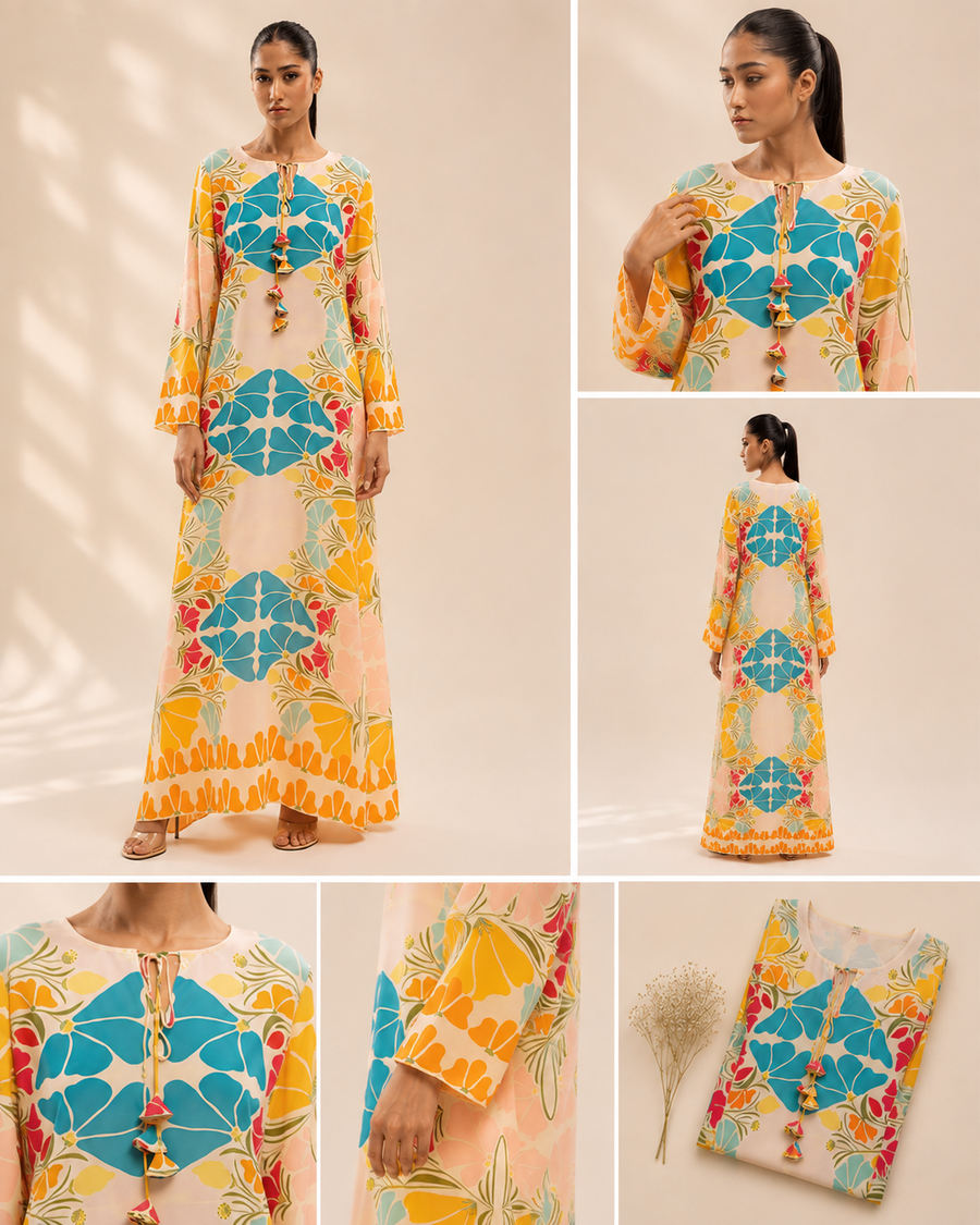 Ayla Printed Kaftan