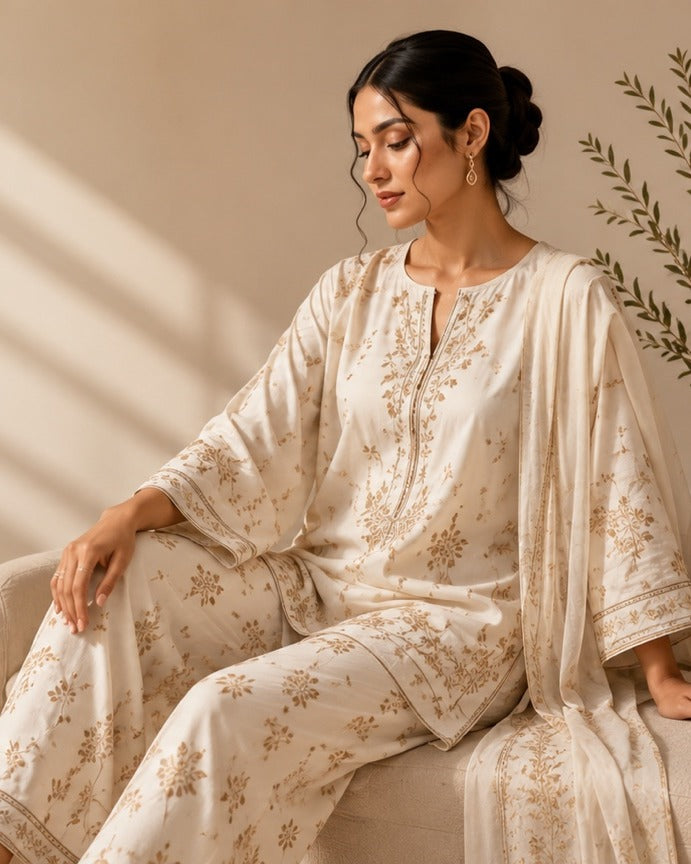 Ivory Charm Co-ord Set